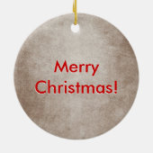 Evil Christmas Bug Met Cadeau - Funny Holiday Keramisch Ornament (Achterkant)