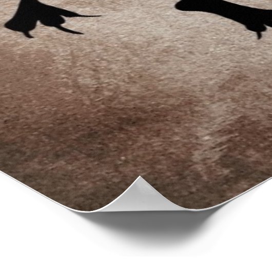 Evil Christmas Bug Met Cadeau - Funny Holiday Poster (Hoek)