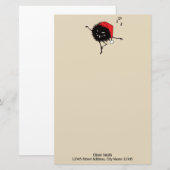 Evil Christmas Bug zingen en dansen Briefpapier (Voorkant / Achterkant)