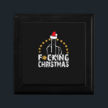 Evil Christmas Design met Middelvinger Kerstmuts Cadeaudoosje<br><div class="desc">Evil Christmas Design met Middelvinger Kerstmuts</div>