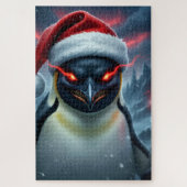 Evil Christmas Penguin Legpuzzel (Verticaal)