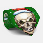 Evil Christmas Skull Stropdas (Opgerold)