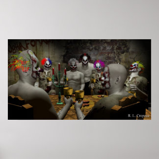 Evil Clown Banquet Poster