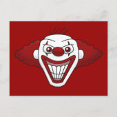 Evil Clown Briefkaart (Voorkant)