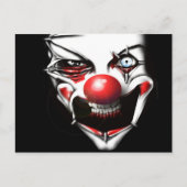 Evil Clown Briefkaart (Voorkant)
