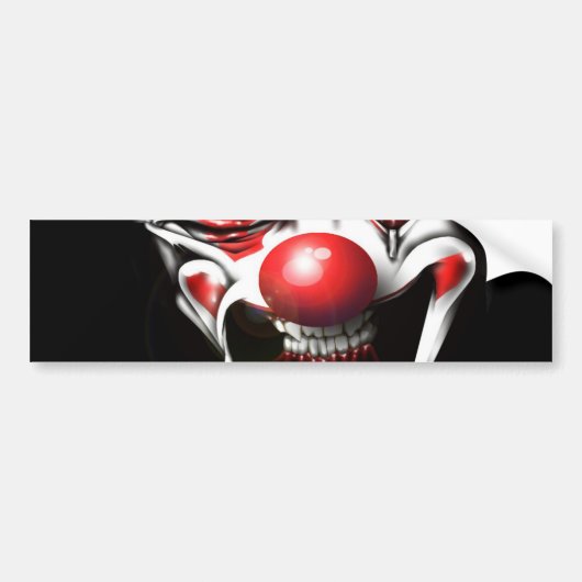 Evil Clown Bumpersticker (Voorkant)