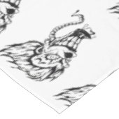 Evil clown Custom Cotton Tablecloth Tafelkleed (Gekanteld)