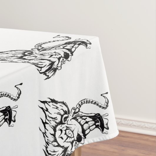 Evil clown Custom Cotton Tablecloth Tafelkleed (Voorbeeld)