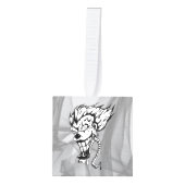 Evil clown Custom Cube Ornament (Voorkant)