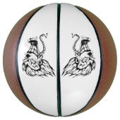 Evil clown Custom Fullsize Basketball Basketbal (Verticaal)