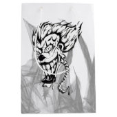 Evil clown Custom Gift Bag Medium Cadeauzakje (Voorkant)
