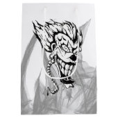 Evil clown Custom Gift Bag Medium Cadeauzakje (Achterkant)