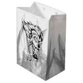 Evil clown Custom Gift Bag Medium Cadeauzakje (Achterkant Gekanteld)