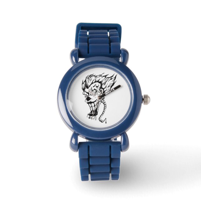 Evil clown E-horloge voor kinderen Horloge (Voorkant)