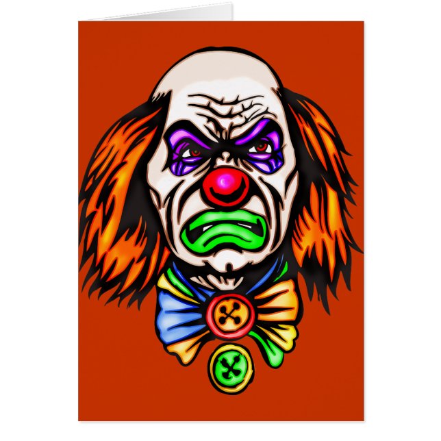 Evil Clown Face (Voorkant)