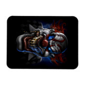 Evil Clown Face Magneet (Horizontaal)
