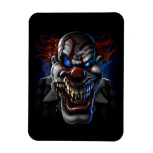 Evil Clown Face Magneet