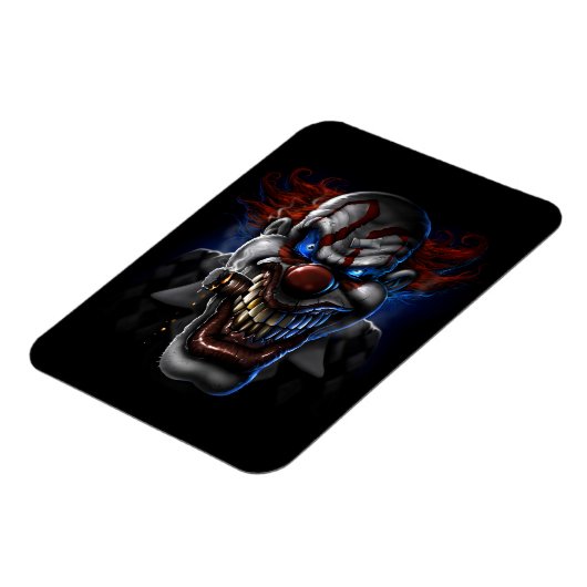 Evil Clown Face Magneet (Linkerzijde)