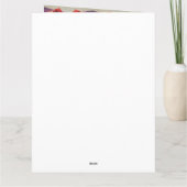 Evil Clown Food Fast Rode pruik Kaart (Achterkant)