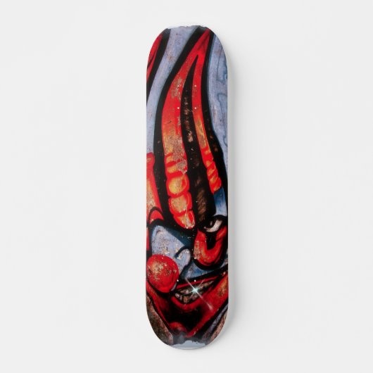 Evil Clown Graffiti Persoonlijk Skateboard (Voorkant)