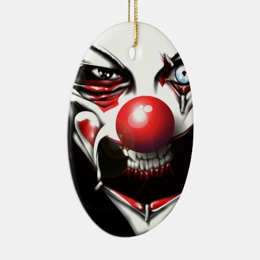 Evil Clown Keramisch Ornament (Rechts)