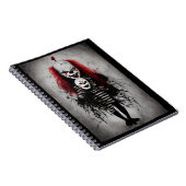 Evil Clown Kind met een enge clown hoofd Notitieboek (Rechterzijde)