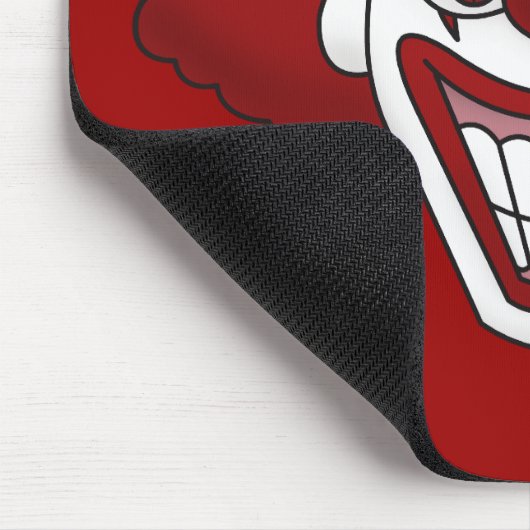 Evil Clown Mousepad Muismat (Hoek)