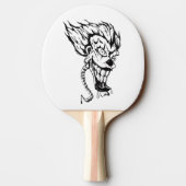 Evil clown Ping Pong Paddle Tafeltennisbatje (Achterkant)
