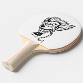 Evil clown Ping Pong Paddle Tafeltennisbatje (Voorkant Gekanteld)