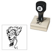 Evil clown Rubber Stamp Rubberstempel (Gestempeld)