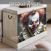 Evil Clown Smirk Tissuepapier
