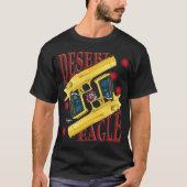Evil Clown T Shirt - Golden Desert Eagle (Voorkant)