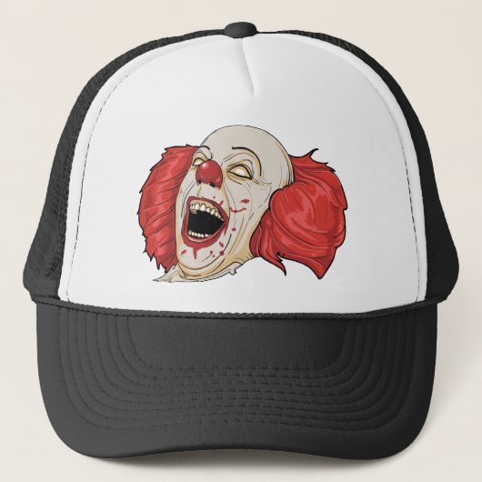 Evil Clown T Shirt Trucker Pet (Voorkant)