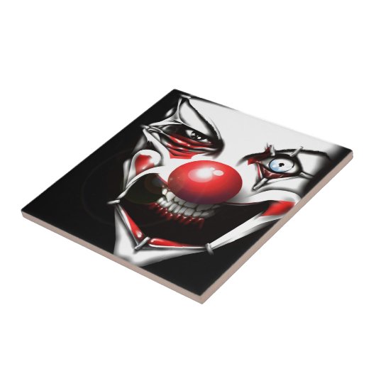 Evil Clown Tegeltje (Zijkant)