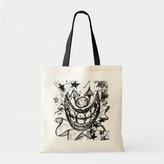 Evil Clown Tote Bag (Voorkant)
