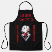 Evil Clown Vervanging Chirurg Schort (Voorkant)