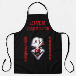 Evil Clown Vervanging Chirurg Schort