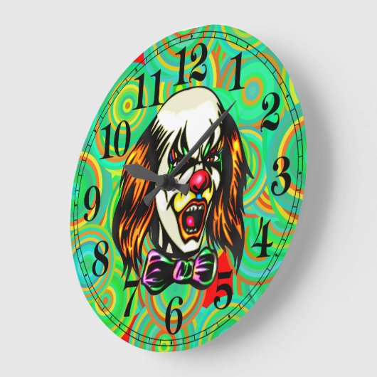 Evil Clown Wall klok (Hoek)