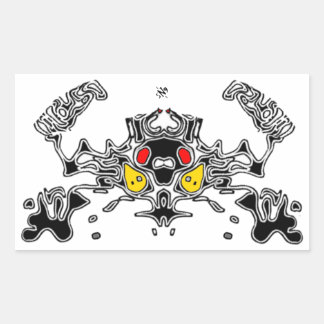 Evil Crab Rechthoekige Sticker
