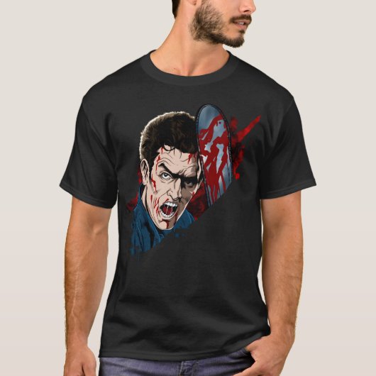 Evil Dead beroemd gemaakt door Ash T-shirt (Voorkant)