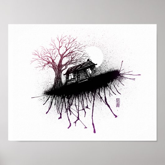 Evil Dead Cabin van Lutz A.D. Poster (Voorkant)