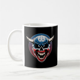 Evil Demon Clown Skull Koffiemok