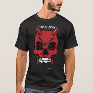 Evil Demon Skull Mannen Tshirt