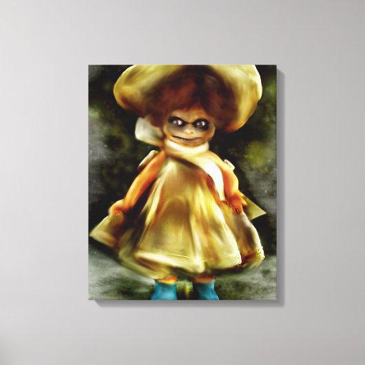 EVIL DORA DOLL. CANVAS AFDRUK (Voorkant)