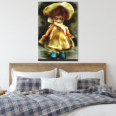 EVIL DORA DOLL. CANVAS AFDRUK (Insitu (Slaapkamer))