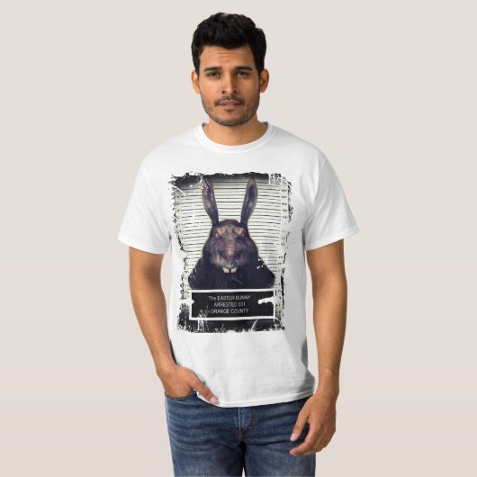 Evil Easter Bunny Rabbit T-shirt (Voorkant volledig)