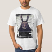 Evil Easter Bunny Rabbit T-shirt (Voorkant)