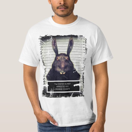 Evil Easter Bunny Rabbit T-shirt (Voorkant)