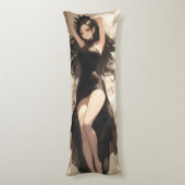 Evil Elf Queen Anime Lichaamskussen (Achterkant (Verticaal))