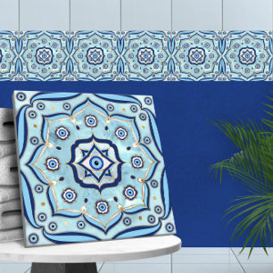 Evil Eye Amulet Mandala Ornament Tegeltje